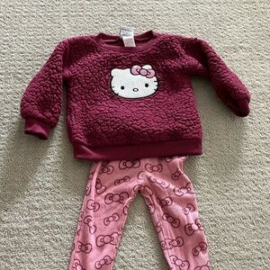 Hello Kitty Sequined Bow Sweatshirt Legging Matching Set | 18 months